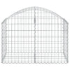 Vidaxl Schanskorf a volta 100x50x60 80 cm galvanizzato