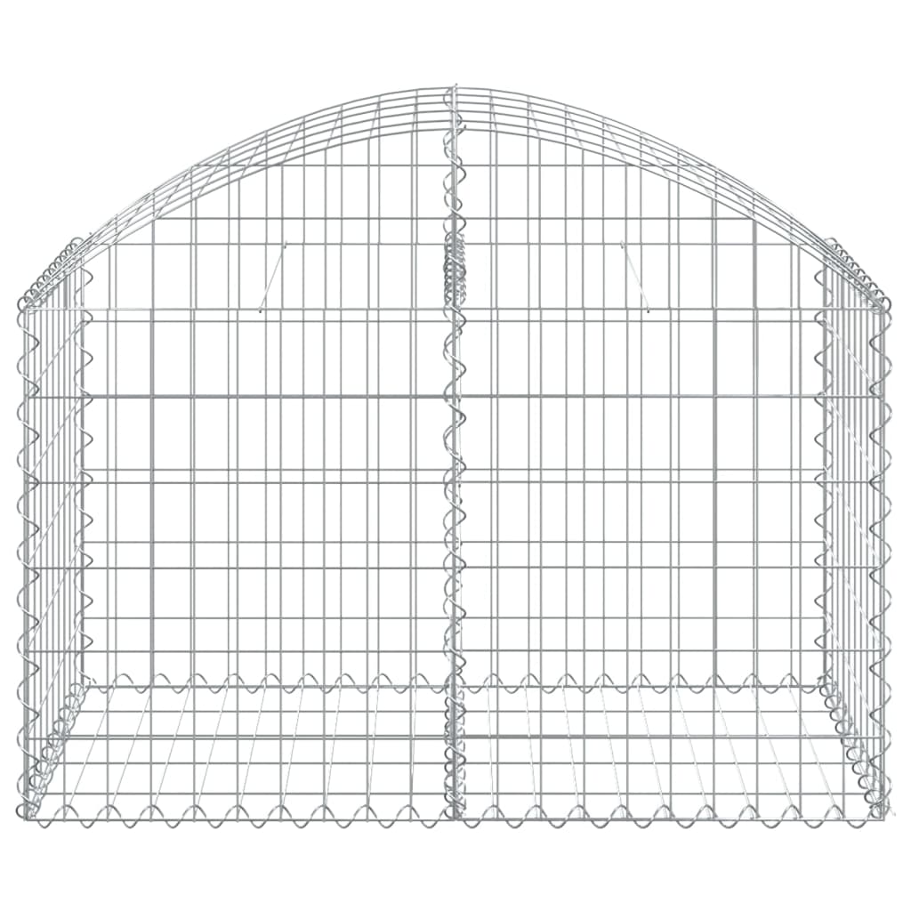 Vidaxl Schanskorf a volta 100x50x60 80 cm galvanizzato
