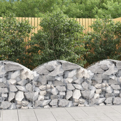 Vidaxl Schanskorf a volta 100x50x60 80 cm galvanizzato