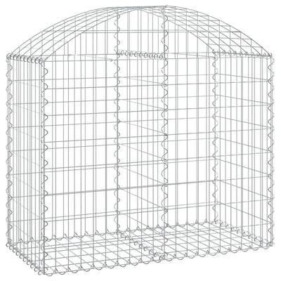 Vidaxl Schanskorf a volta 100x50x80 100 cm galvanizzato