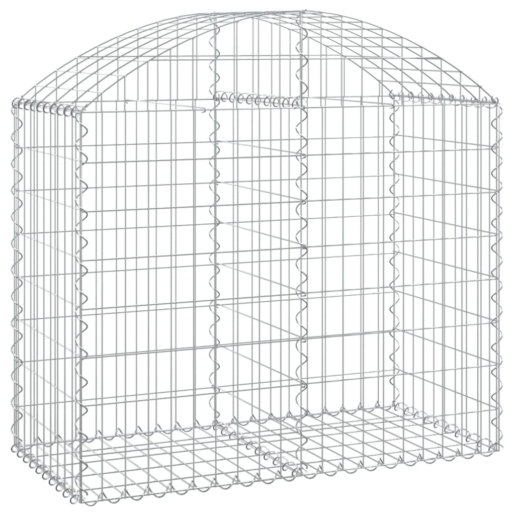Vidaxl Schanskorf a volta 100x50x80 100 cm galvanizzato