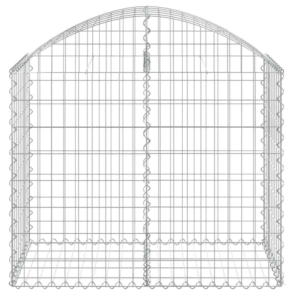 Vidaxl Schanskorf a volta 100x50x80 100 cm galvanizzato