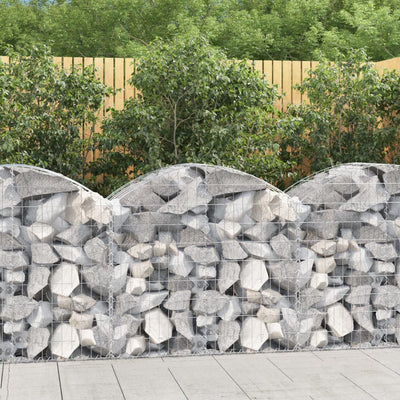 Vidaxl Schanskorf a volta 100x50x80 100 cm galvanizzato