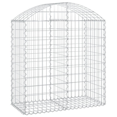 Vidaxl Schanskorf a volta 100x50x100 120 cm galvanizzato