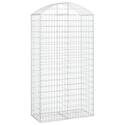 Vidaxl Schanskorf a volta 100x50x180 200 cm galvanizzato