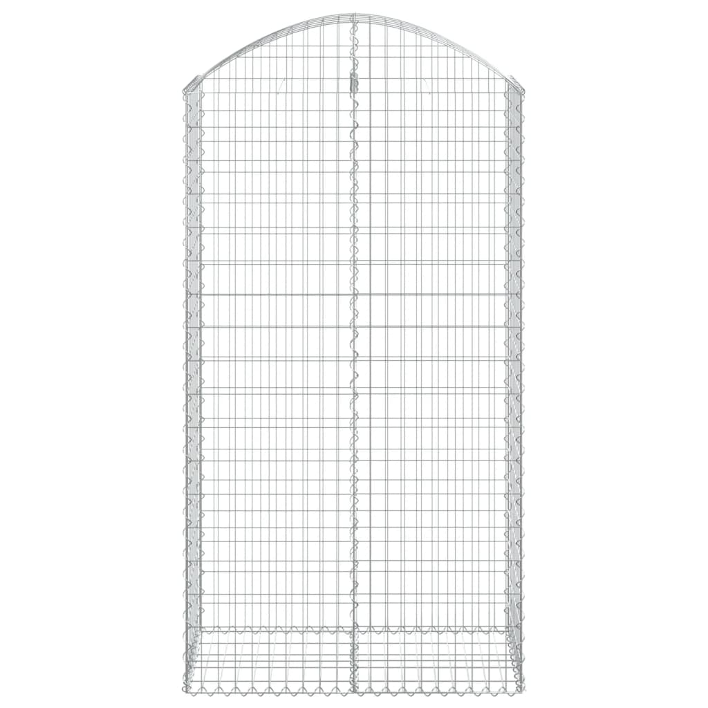 Vidaxl Schanskorf a volta 100x50x180 200 cm galvanizzato