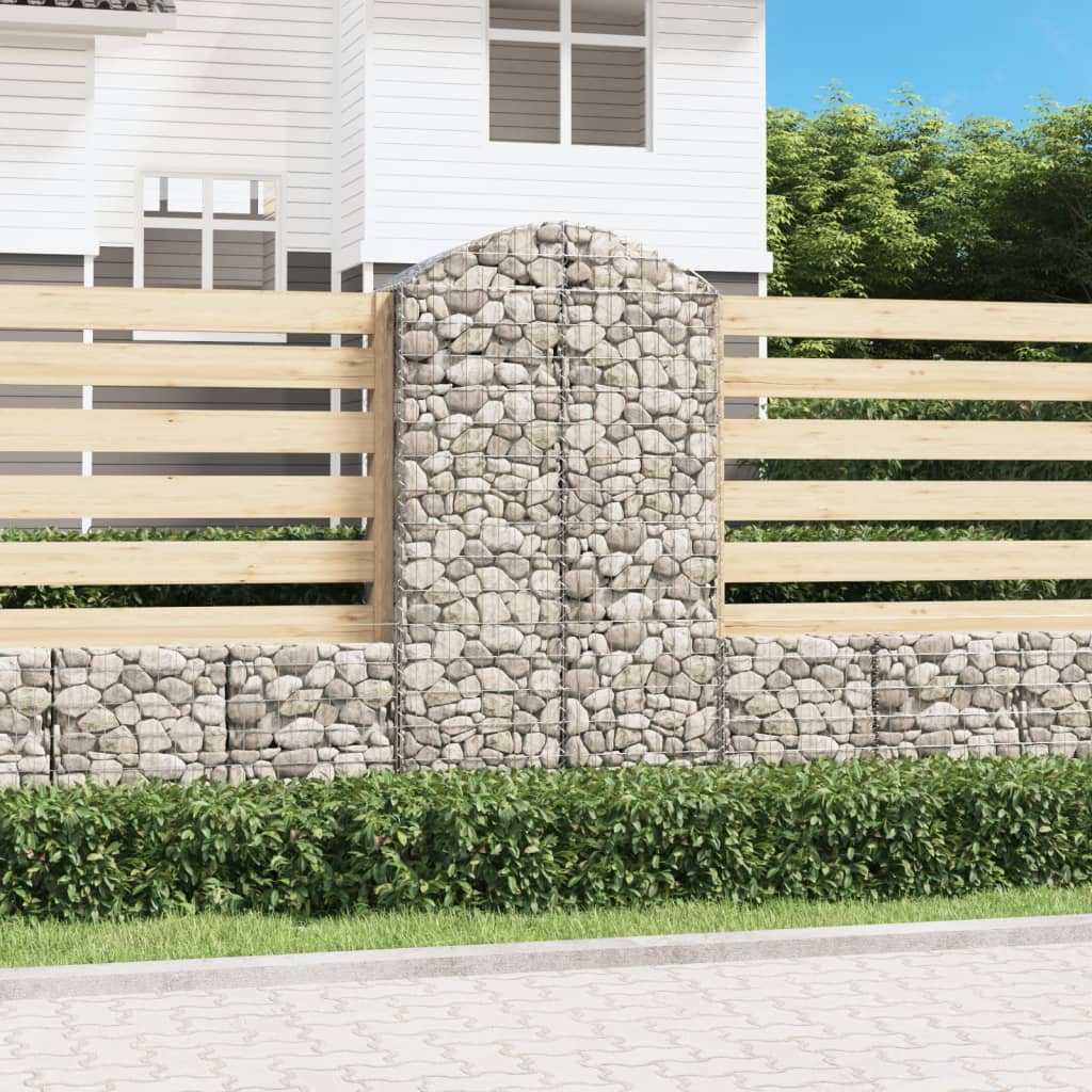 Vidaxl Schanskorf a volta 100x50x180 200 cm galvanizzato