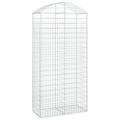 Vidaxl Schanskorf a volta 100x50x200 220 cm galvanizzato