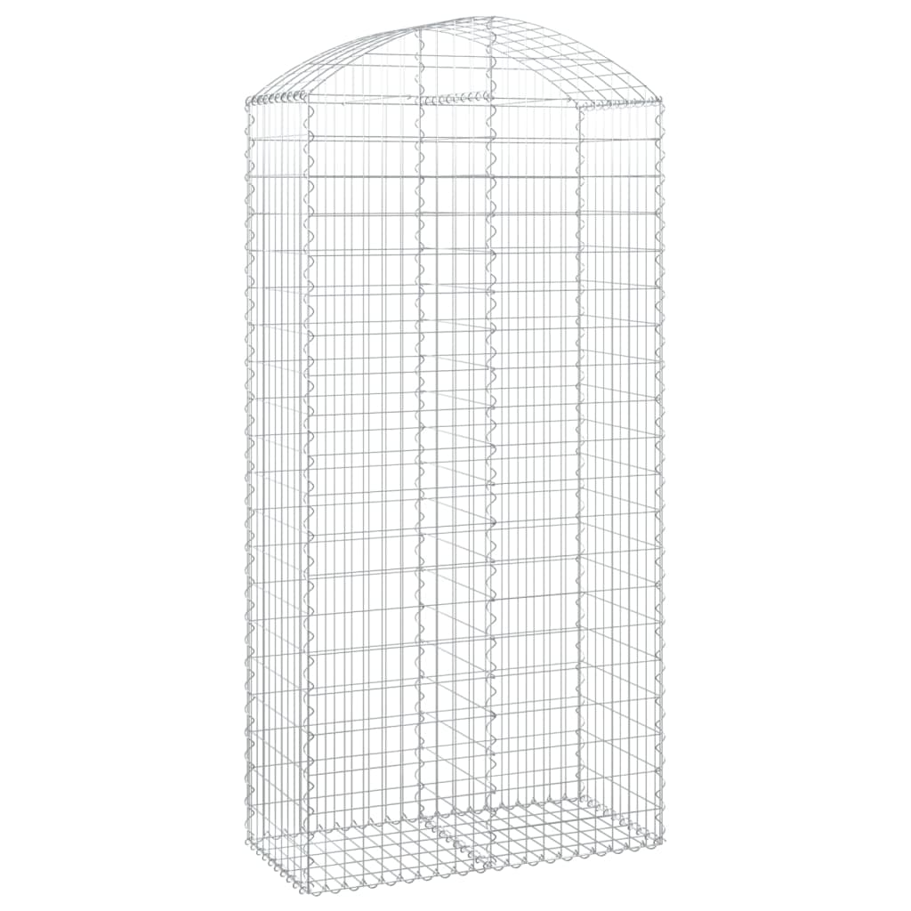 Vidaxl Schanskorf a volta 100x50x200 220 cm galvanizzato