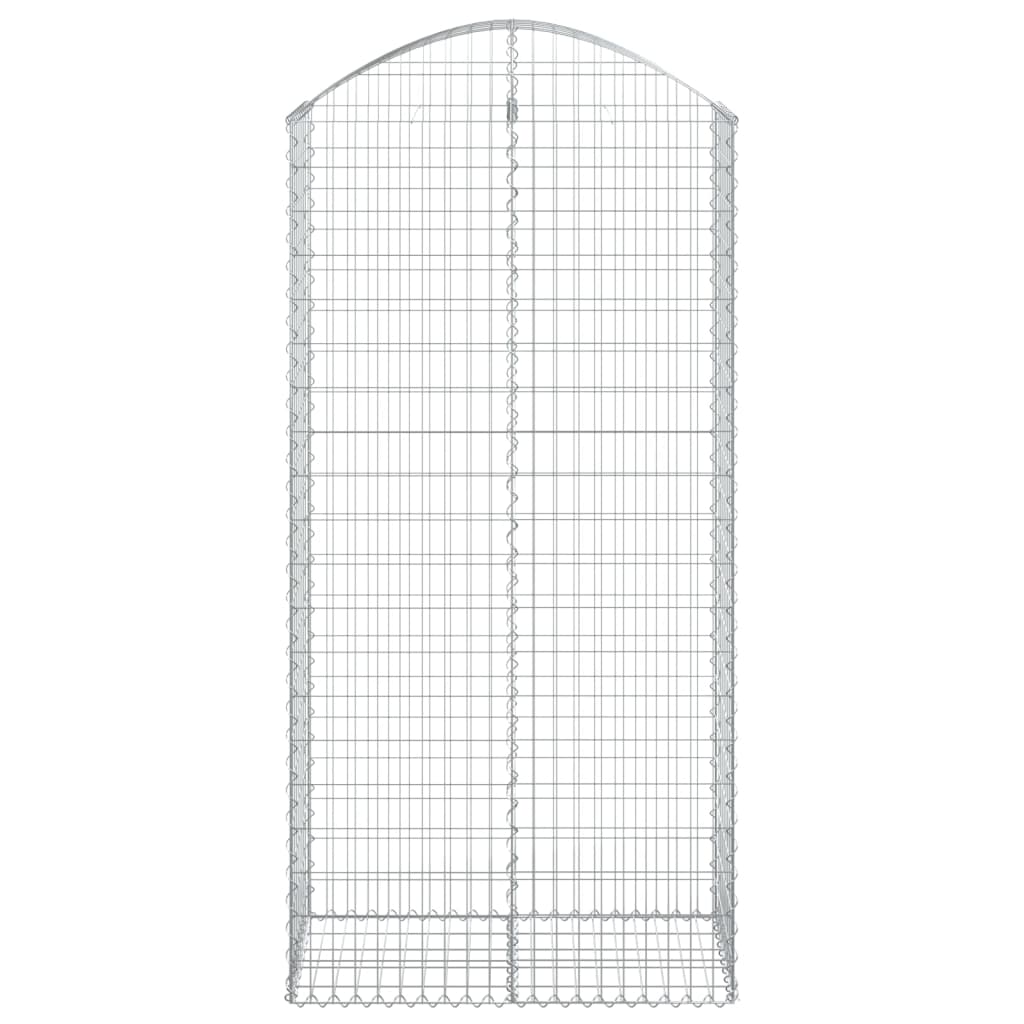 Vidaxl Schanskorf a volta 100x50x200 220 cm galvanizzato