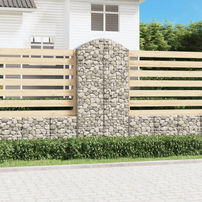 Vidaxl Schanskorf a volta 100x50x200 220 cm galvanizzato