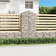 Vidaxl Schanskorf a volta 100x50x200 220 cm galvanizzato