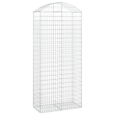 Vidaxl Schanskorf a volta 100x50x220 240 cm galvanizzato