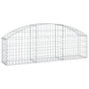 Vidaxl Schanskorf a volta 150x30x40 60 cm galvanizzato