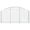 Vidaxl Schanskorf abovedado 150x30x60 80 cm de hierro galvanizado