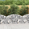 Vidaxl Schanskorf abovedado 150x30x60 80 cm de hierro galvanizado