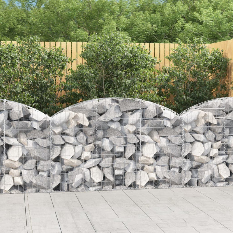 Vidaxl Schanskorf abovedado 150x30x80 100 cm de hierro galvanizado