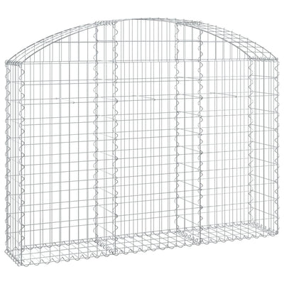 Vidaxl Schanskorf a volta 150x30x100 120 cm Galvanized Iron