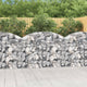 Vidaxl Schanskorf a volta 150x30x100 120 cm Galvanized Iron