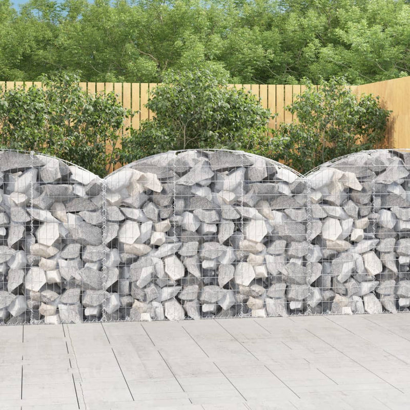 Vidaxl Schanskorf abovedado 150x30x100 120 cm de hierro galvanizado
