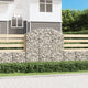 Vidaxl Schanskorf vaulted 150x30x140 160 cm galvanized iron