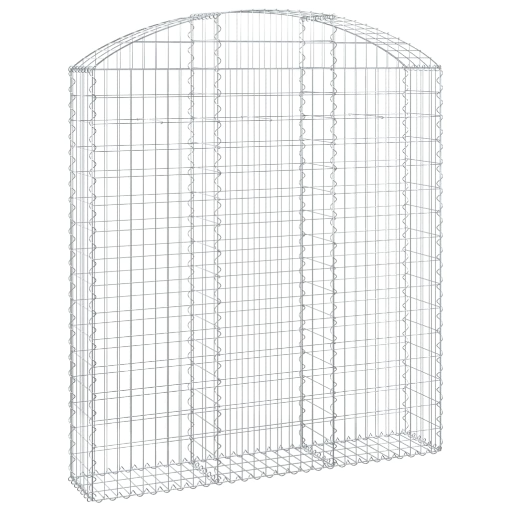 Vidaxl Schanskorf a volta 150x30x160 180 cm Galvanized Iron