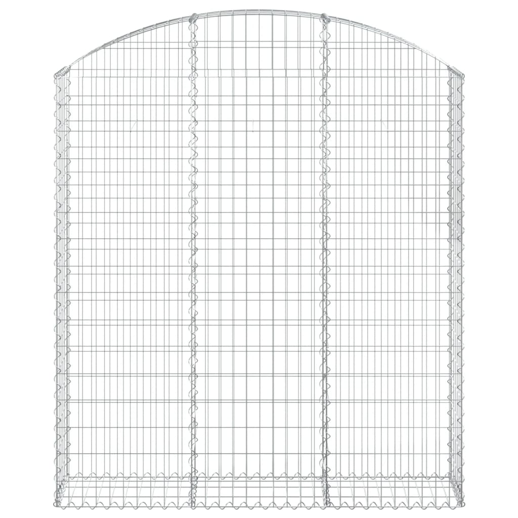 Vidaxl Schanskorf a volta 150x30x160 180 cm Galvanized Iron