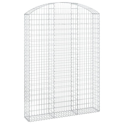 Vidaxl Schanskorf a volta 150x30x200 220 cm galvanizzato
