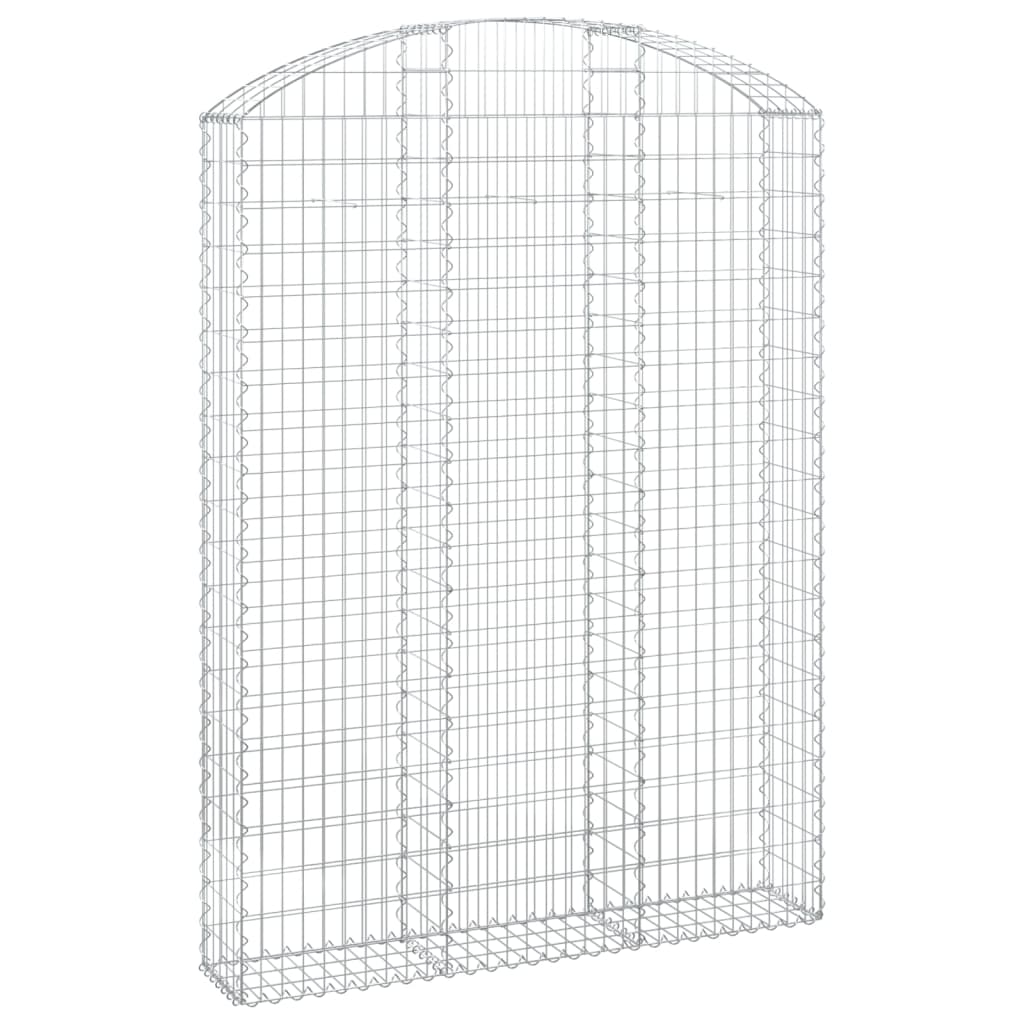 Vidaxl Schanskorf a volta 150x30x200 220 cm galvanizzato