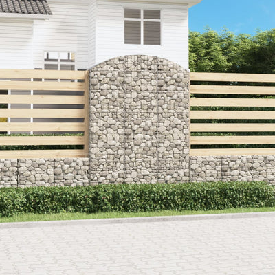 Vidaxl Schanskorf a volta 150x30x200 220 cm galvanizzato