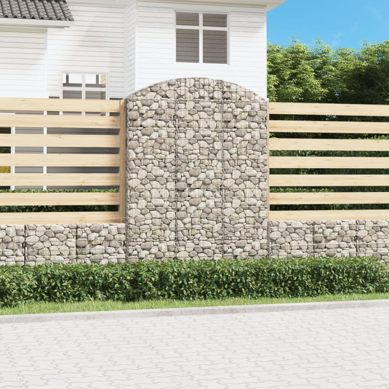 Vidaxl Schanskorf abovedado 150x30x200 220 cm de hierro galvanizado