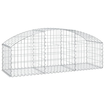 Vidaxl Schanskorf a volta 150x50x40 60 cm Galvanized Iron