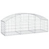 Vidaxl Schanskorf abovedado 150x50x40 60 cm de hierro galvanizado