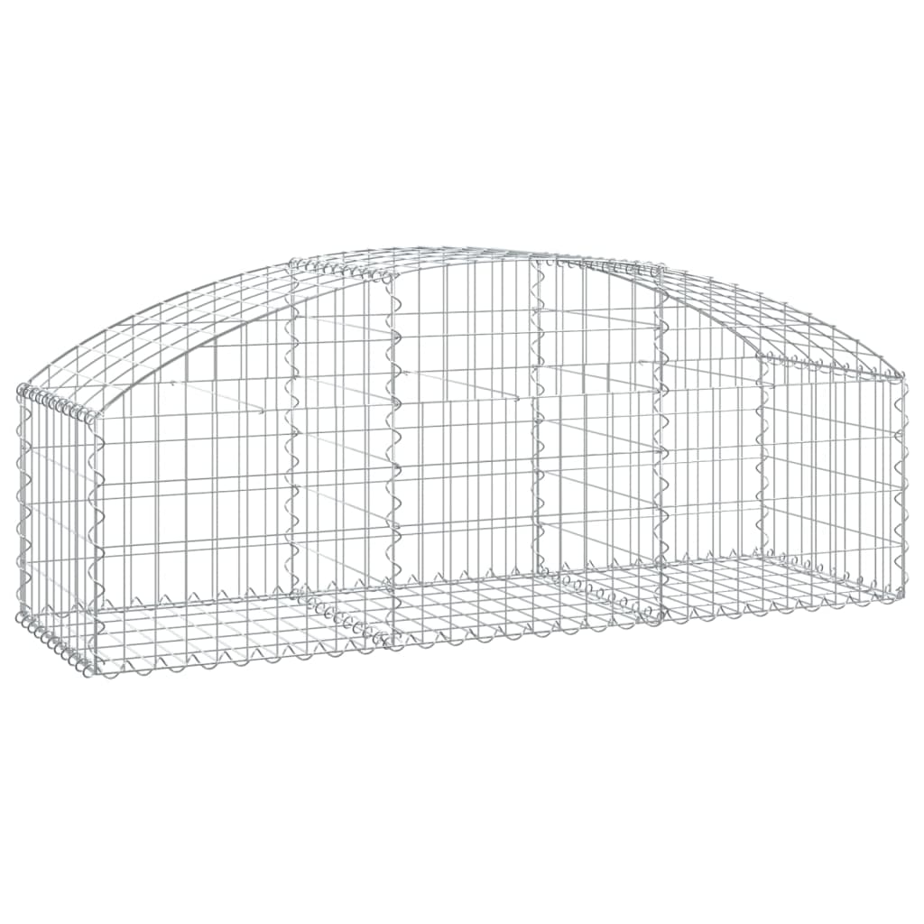 Vidaxl Schanskorf a volta 150x50x40 60 cm Galvanized Iron