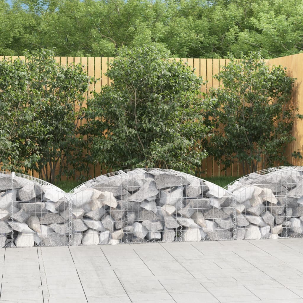 Vidaxl Schanskorf a volta 150x50x40 60 cm Galvanized Iron