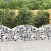 Vidaxl Schanskorf abovedado 150x50x60 80 cm de hierro galvanizado
