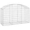 Vidaxl Schanskorf a volta 150x50x80 100 cm galvanizzato