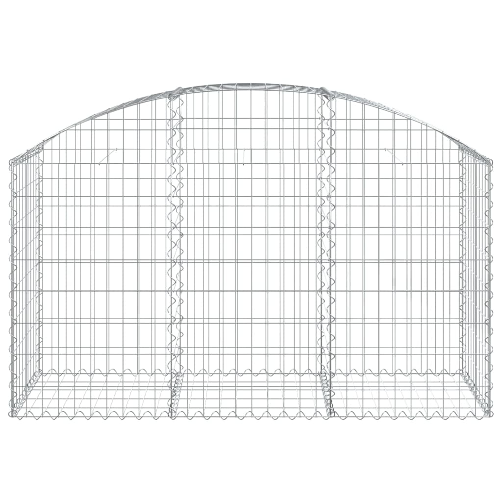 Vidaxl Schanskorf abovedado 150x50x80 100 cm de hierro galvanizado