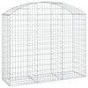 Vidaxl Schanskorf a volta 150x50x120 140 cm galvanizzato