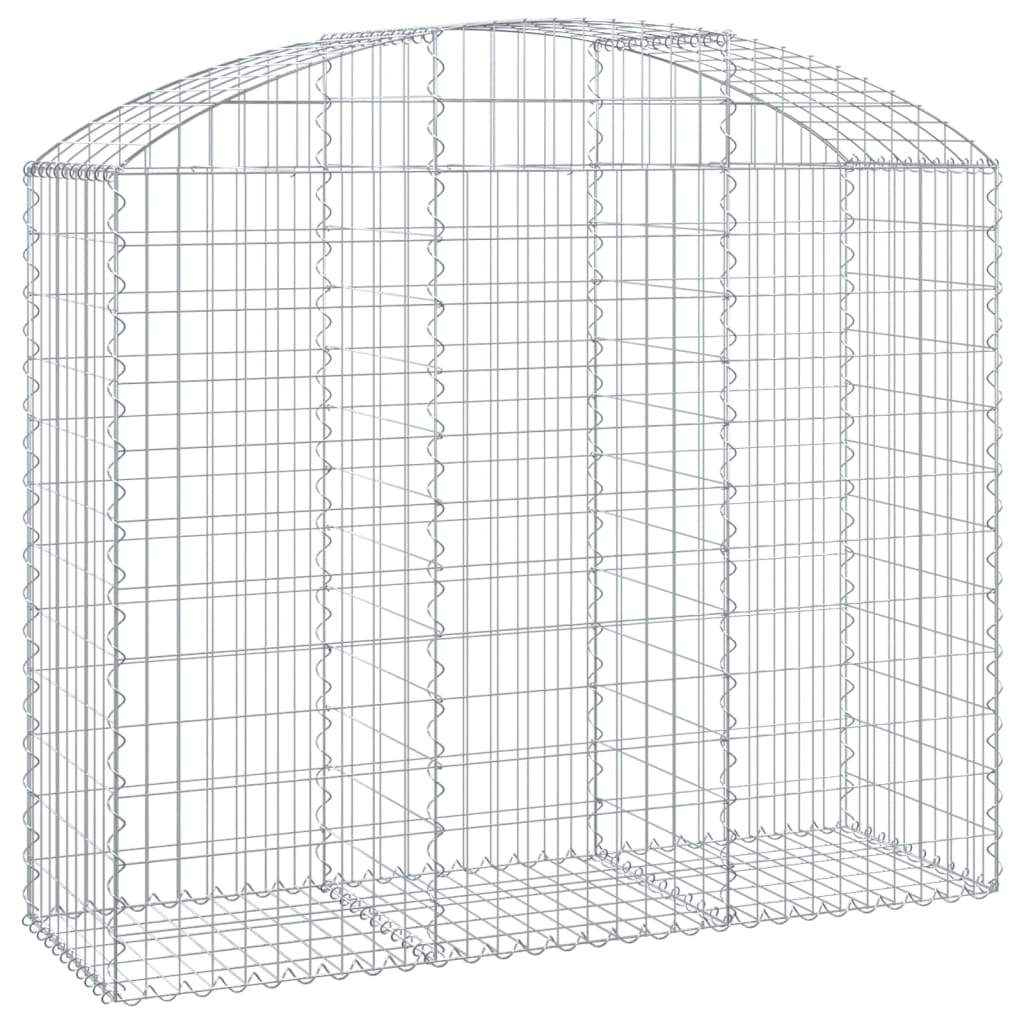 Vidaxl Schanskorf a volta 150x50x120 140 cm galvanizzato