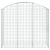 Vidaxl Schanskorf a volta 150x50x120 140 cm galvanizzato