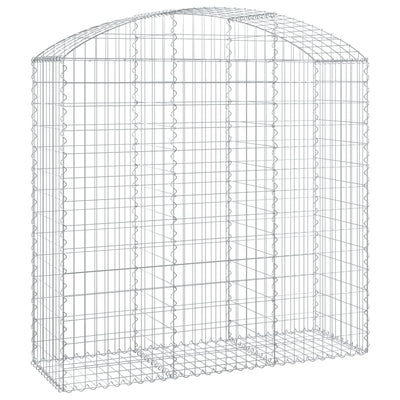Vidaxl Schanskorf a volta 150x50x140 da ferro zincato da 160 cm