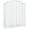 Vidaxl Schanskorf a volta 150x50x160 180 cm galvanizzato