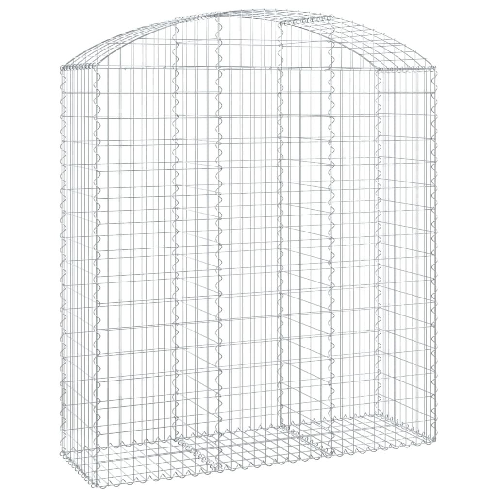 Vidaxl Schanskorf a volta 150x50x160 180 cm galvanizzato
