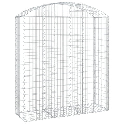 Vidaxl Schanskorf a volta 150x50x160 180 cm galvanizzato