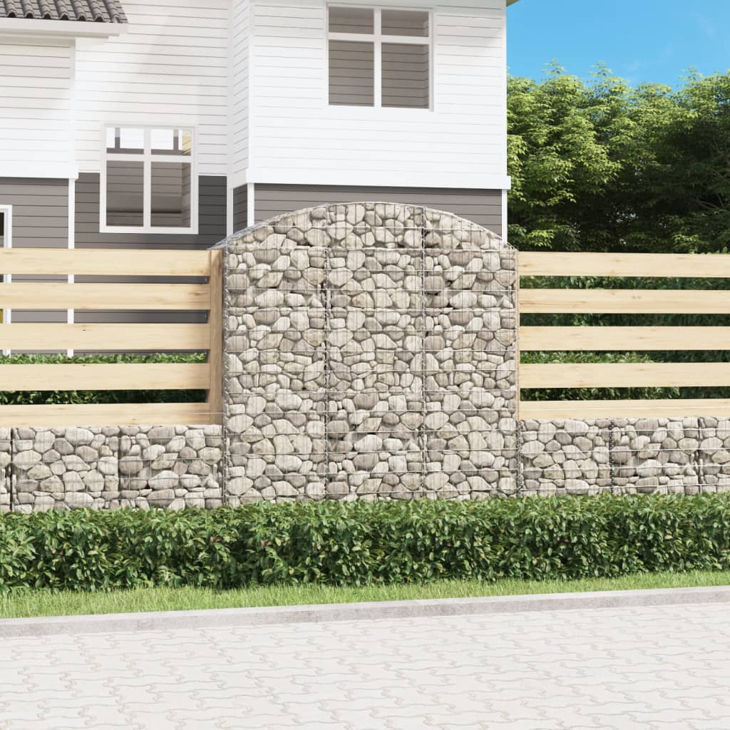 Vidaxl Schanskorf a volta 150x50x160 180 cm galvanizzato
