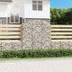 Vidaxl Schanskorf a volta 150x50x160 180 cm galvanizzato