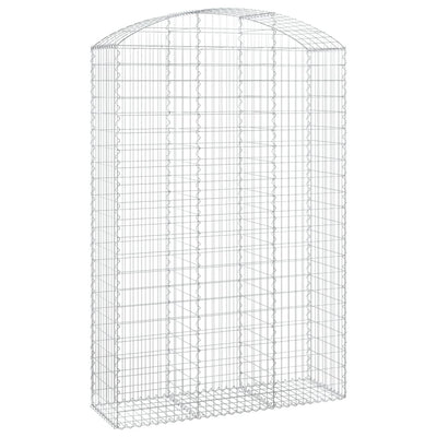 Vidaxl Schanskorf a volta 150x50x220 240 cm galvanizzato