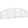 Vidaxl Schanskorf abovedado 200x30x40 60 cm de hierro galvanizado