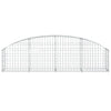 Vidaxl Schanskorf abovedado 200x30x40 60 cm de hierro galvanizado